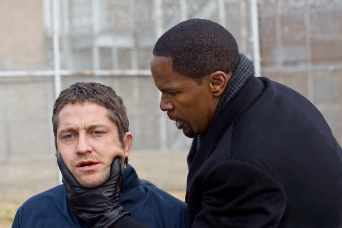 Gerard Butler e Jamie Foxx in una scena del film Gerard Butler e Jamie Foxx in una scena del film