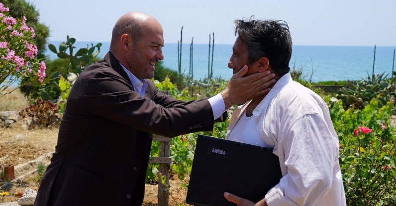 Luca Zingaretti ed Angelo Russo sono Salvo Montalbano ed Agatino Catarella Luca Zingaretti ed Angelo Russo sono Salvo Montalbano ed Agatino Catarella