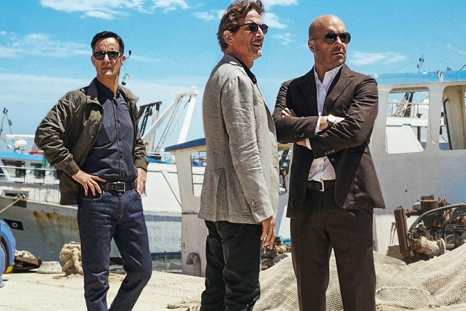 Peppino Mazzotta, Cesare Bocci e Luca Zingaretti sono Fazio, Augello e Montalbano Peppino Mazzotta, Cesare Bocci e Luca Zingaretti sono Fazio, Augello e Montalbano