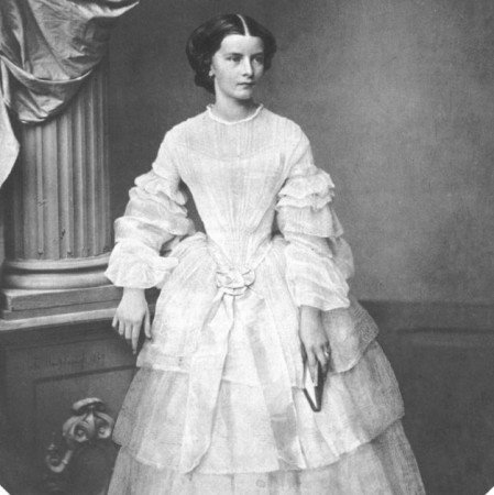 Elisabetta l'imperatrice d'Austria (Sissi) in una foto d'epoca