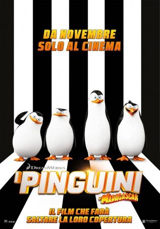 I pinguini di Madagascar - locandina
