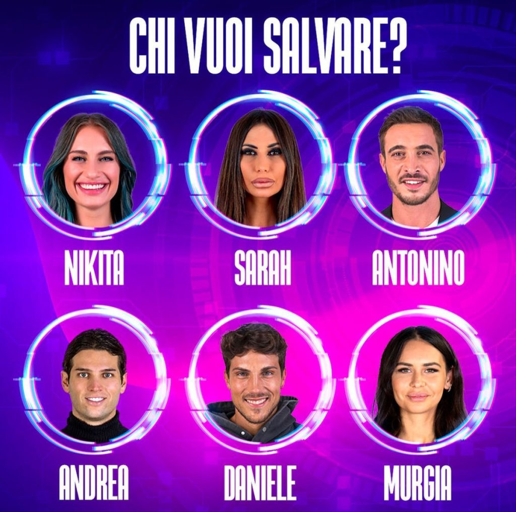 Grande Fratello Vip: (20 febbraio) - I concorrenti al televoto Grande Fratello Vip: (20 febbraio) - I concorrenti al televoto