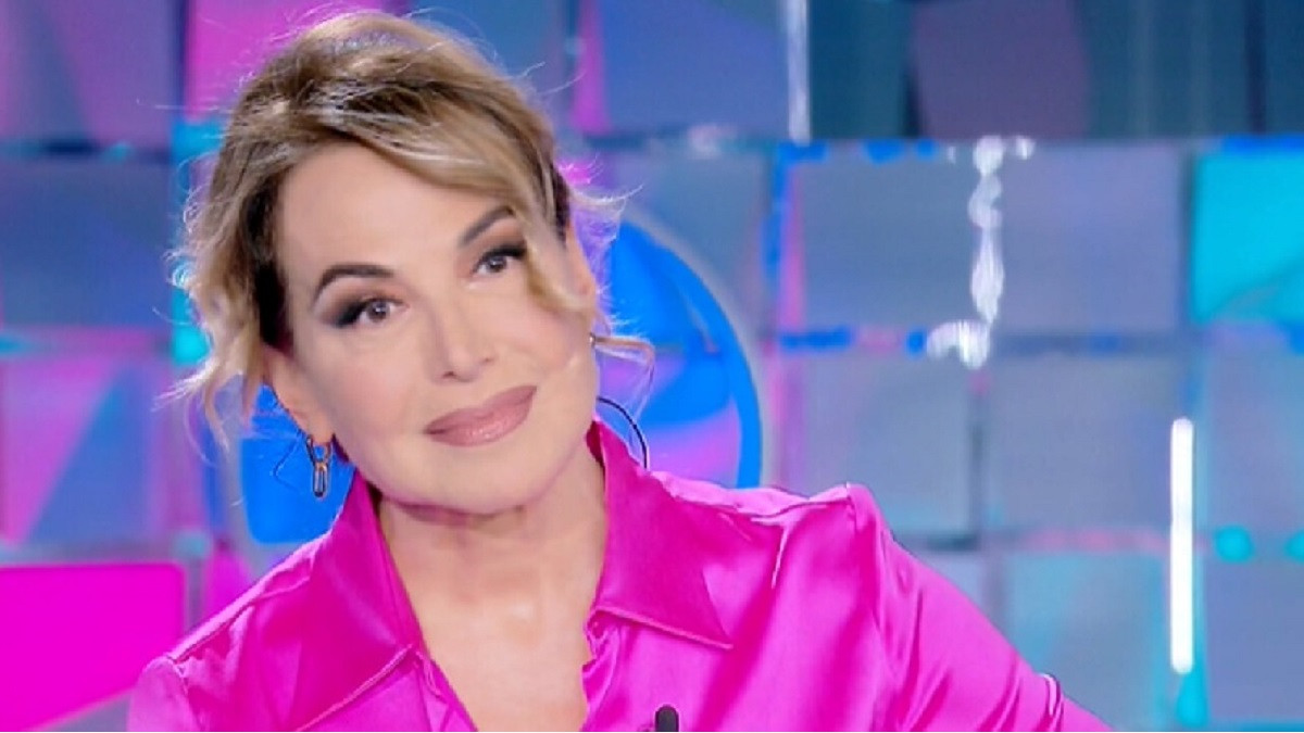 La conduttrice Barbara d'Urso La conduttrice Barbara d'Urso