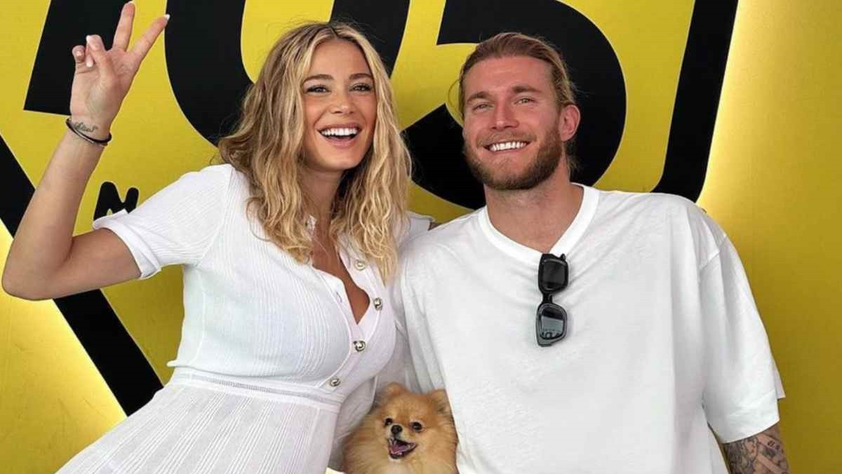 La conduttrice televisiva e radiofonica Diletta Leotta con il fidanzato Loris Karius La conduttrice televisiva e radiofonica Diletta Leotta con il fidanzato Loris Karius