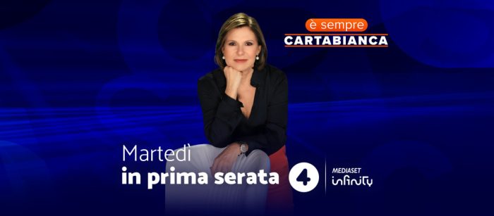 È sempre Cartabianca martedì in prima serata su Rete 4