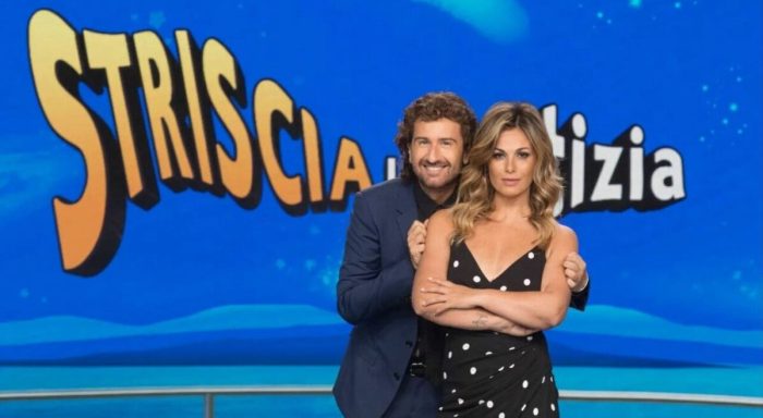 Alessandro Siani e Vanessa Incontrada a Striscia la notizia