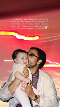 La storia pubblicata da Aurora Ramazzotti per salutare nonno Rodolfo La storia pubblicata da Aurora Ramazzotti per salutare nonno Rodolfo