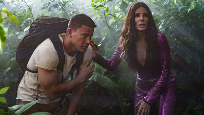 Sandra Bullock e Channig Tatum in The Lost City Sandra Bullock e Channig Tatum in The Lost City