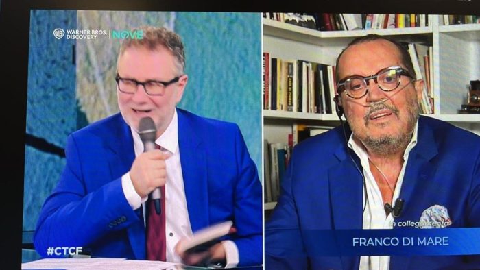 Franco Di Mare a Che Tempo Che Fa Franco Di Mare a Che Tempo Che Fa