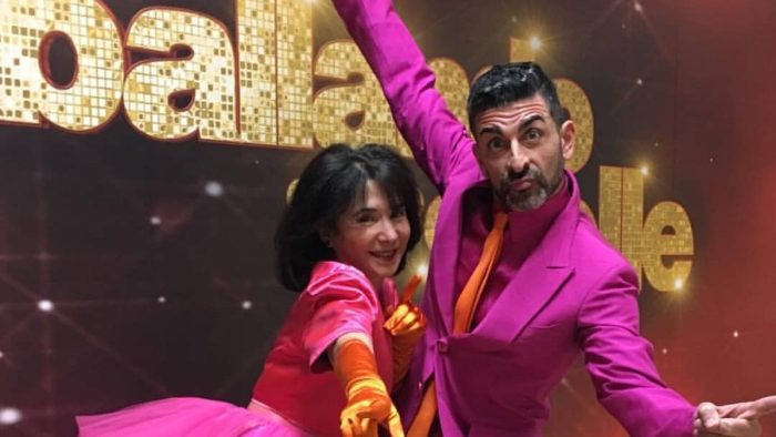 Nathalie Guetta e Simone Di Pasquale a Ballando con le stelle Nathalie Guetta e Simone Di Pasquale a Ballando con le stelle