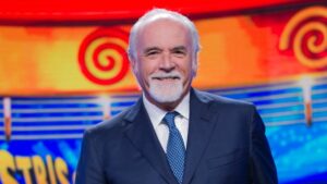 Antonio Ricci nello studio di Striscia la Notizia