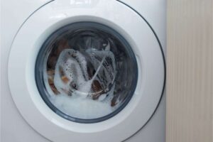 Lavatrice in funzione
