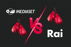 Loghi Mediaset e Rai, Vs, guantoni da boxe