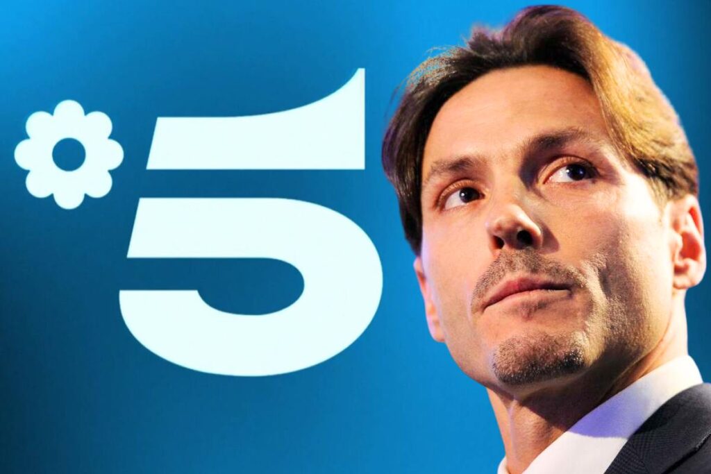 canale 5 logo e pier silvio berlusconi